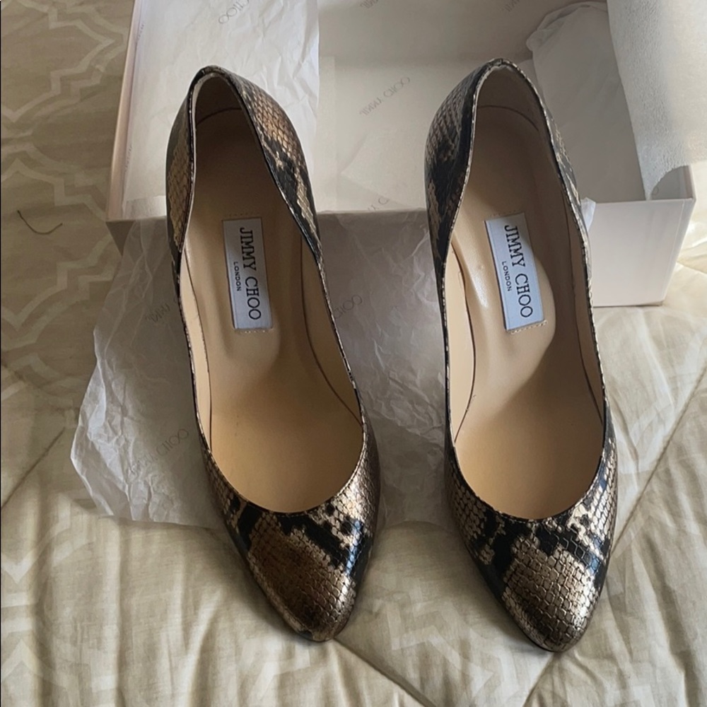 Women’s faux snake JIMMY CHOO shoes